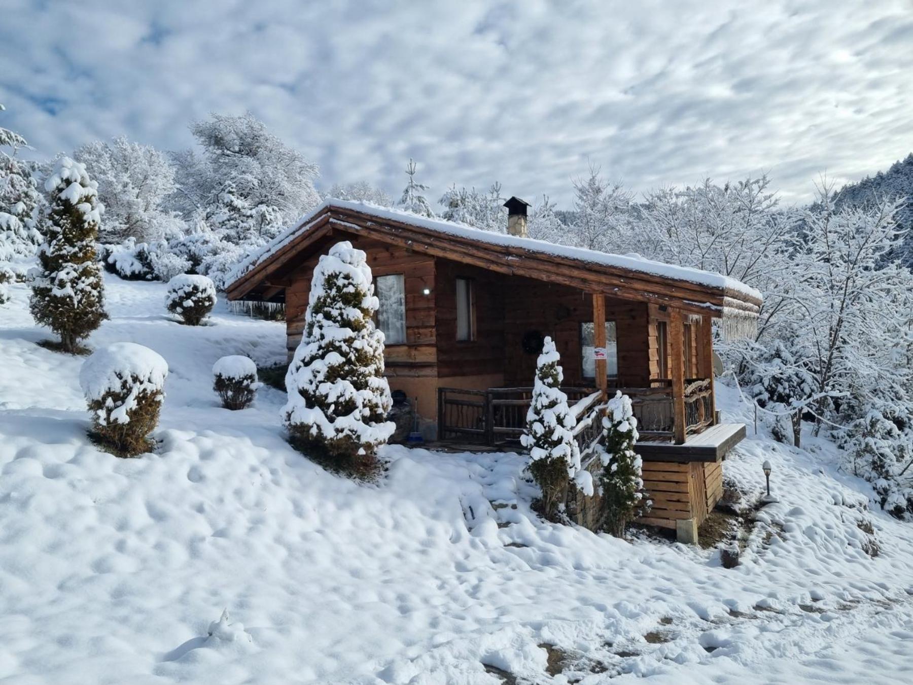 Панорама Хаус Лещен И Еко Къщи Дървена И Землянка Exterior photo