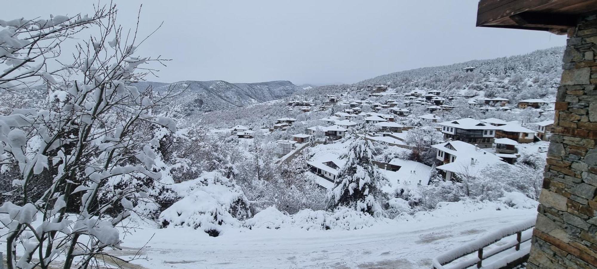 Панорама Хаус Лещен И Еко Къщи Дървена И Землянка Exterior photo